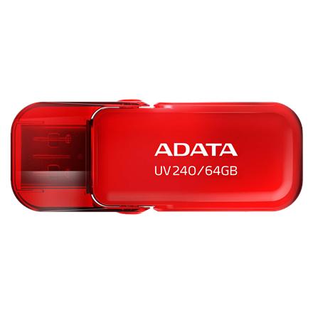 ADATA | USB Flash Drive | UV240 | 64 GB | USB 2.0 | Red