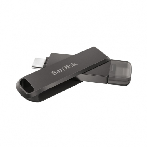 SanDisk iXpand USB flash drive 256 GB USB Type-C / Lightning 3.2 Gen 1 (3.1 Gen 1) Black