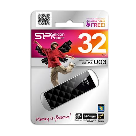 Silicon Power | Ultima U03 | 32 GB | USB 2.0 | Black