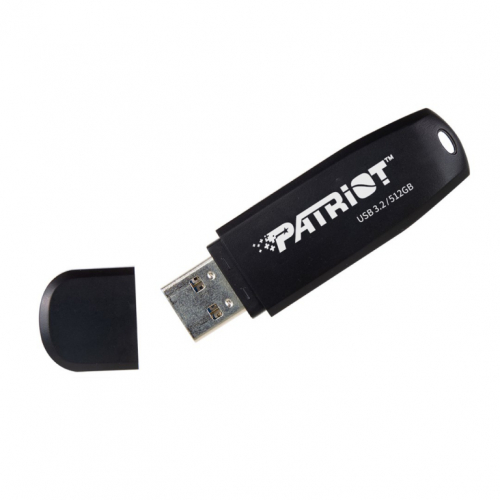 Pendrive Patriot Xporter Core 512GB USB 3.2 Gen 1 80MB/s (PSF512GXRB3U) Black