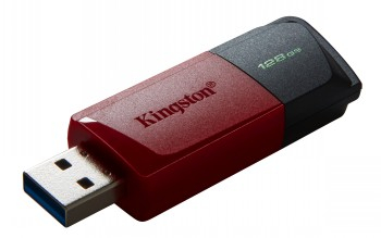 KINGSTON 128GB USB3.2 GEN 1 DATATRAVELER EXODIA M (BLACK + RED)