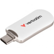 STICK 64GB Verbatim Plectra White USB-C Flash Drive 30228