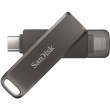 STICK 128GB USB 3.1 SanDisk iXpand Luxe Duo USB-C / Apple Lightning black