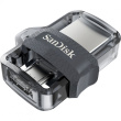 STICK 128GB USB3.0/microUSB SanDisk Ultra Dual 150MB/s Grey
