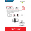 STICK 128GB USB3.0/microUSB SanDisk Ultra Dual 150MB/s Grey