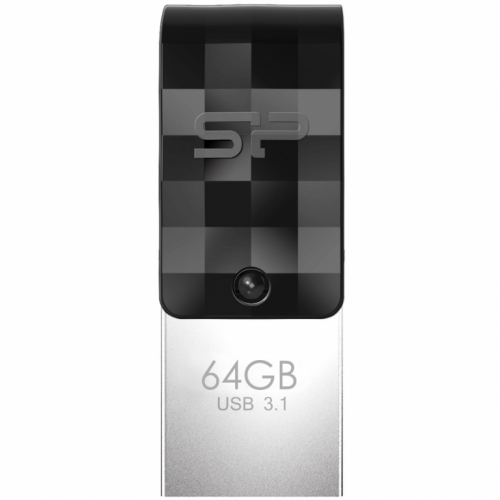 STICK USB3.1 64GB Silicon Power Type C C31 Black