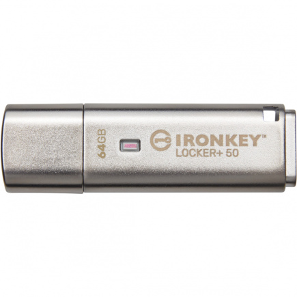 STICK 64GB USB 3.2 Kingston IronKey Locker+ 50