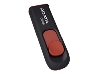 ADATA 32GB USB Stick C008 Slider USB 2.0 black red