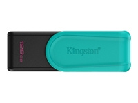 KINGSTON 128GB Portable USB 3.2 Gen 1 DataTraveler Exodia S Black/Turquoise