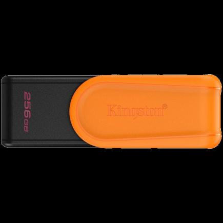 Kingston  256GB Portable USB 3.2 Gen 1 DataTraveler Exodia S (Black/Orange)
