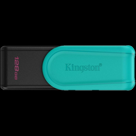 Kingston  128GB Portable USB 3.2 Gen 1 DataTraveler Exodia S (Black/Turquoise)