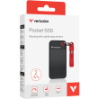 STICK S 2TB Verbatim Pocket SSD USB 3.2 black/red retail