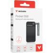 STICK S 2TB Verbatim Pocket SSD USB 3.2 black/grau retail