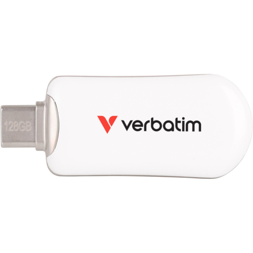 STICK Verbatim Plectra White 128GB USB-C Flash Drive 30229