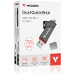 STICK Verbatim Dual QuickStick 256GB USB-A/C 3.2 Gen1 32041