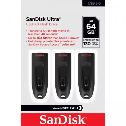 STICK ULTRA 64GB USB 3.0 FLASH DRIVE
