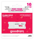 Goodram UME3 Valentine USB flash drive 16 GB USB Type-A 3.2 Gen 1 (UME3-0160W0R11-V) White