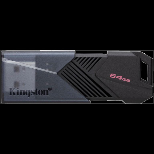 Kingston 64GB Portable USB 3.2 Gen 1 DataTraveler Exodia Onyx