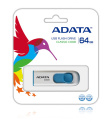 ADATA 64GB C008 USB flash drive USB Type-A 2.0 Blue, White