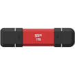 Silicon Power DS72 | 1000 GB | USB Type-A/USB Type-C 3.2 Gen 2 | Red