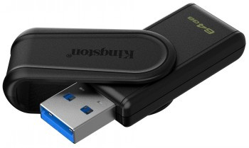 KINGSTON 64GB DATATRAVELER USB 3.2 EXODIA S (BLACK)