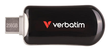 Verbatim Plectra USB-C Flash Drive Black 256GB