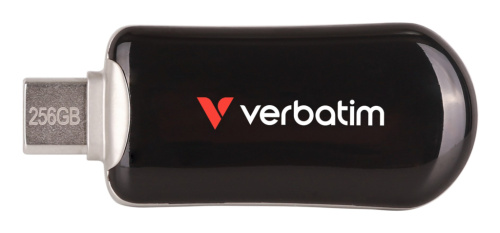 Verbatim Plectra USB-C Flash Drive Black 256GB