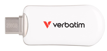 Verbatim Plectra USB-C Flash Drive White 256GB
