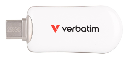 Verbatim Plectra USB-C Flash Drive White 256GB