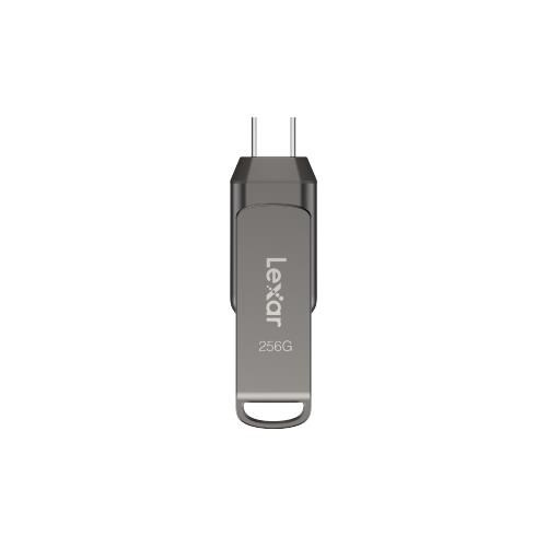 Lexar JumpDrive LJDD400256G-BNQNG USB flash drive 256 GB USB Type-C 3.2 Gen 1 (3.1 Gen 1) Grey