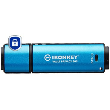 STICK USB-Stick 512GB Kingston IronKey Vault Privacy 50C AES-256 retail