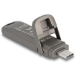 STICK DELOCK USB 20 Gbps USB-C Speicherstick 256GB Lesegeschwindigkeit 1980mB/s - Metallgehuse