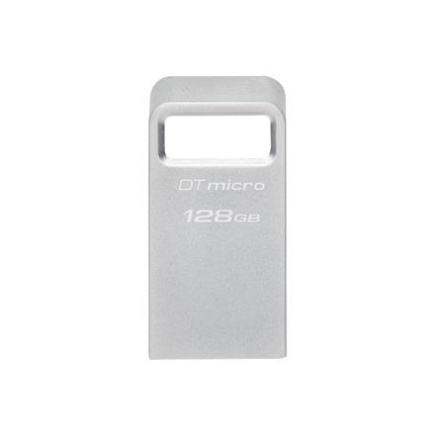 Kingston | USB 3.2 Flash Drive | DataTraveler micro | 128 GB | USB 3.2 | Silver