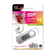 Silicon Power Mobile C80 USB flash drive 64 GB USB Type-A / USB Type-C 3.0 (3.1 Gen 1) Titanium