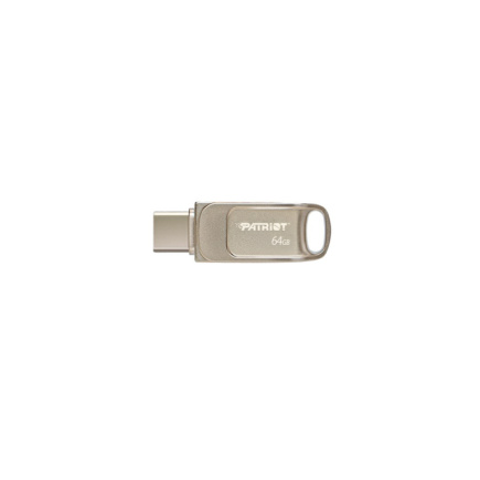 Patriot Memory Tab T560 64GB USB flash drive Dual USB 120MB/s (PS64GT560DS5D) Silver