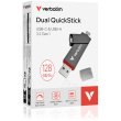 STICK Verbatim Dual QuickStick 128GB USB-A/C 3.2 Gen1 32040