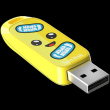 SanDisk USB 3.2,Ingot Type-A,130MB/s,Fortnite Peely Edition,4x6 Box with Window,Global A-SDCZIF-128G-G46