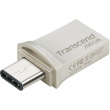 STICK 256GB TRANSCEND JetFlash USB3.1.Pen Drive.OTG Type-A&C.Silver