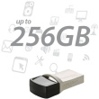 STICK 256GB TRANSCEND JetFlash USB3.1.Pen Drive.OTG Type-A&C.Silver