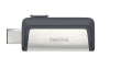 Sandisk Ultra Dual Drive USB Type-C USB flash drive 128 GB USB Type-A / USB Type-C 3.2 Gen 1 (3.1 Gen 1) Must,Silver
