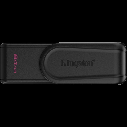 Kingston  64GB Portable USB 3.2 Gen 1 DataTraveler Exodia S (Must/Black)