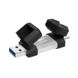 Silicon Power SP256GBUC3C51V1S USB flash drive 256 GB USB Type-A / USB Type-C 3.2 Gen 1 (3.1 Gen 1) Must, Silver