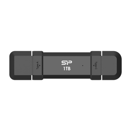 Silicon Power DS72 USB flash drive 1 TB USB Type-A / USB Type-C 3.2 Gen 2 (3.1 Gen 2) Black