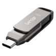 Lexar | 2-in-1 Flash Drive up to 130MB/s read | JumpDrive Dual Drive D400 | 64 GB | Type-C and Type-A USB 3.1 | Grey