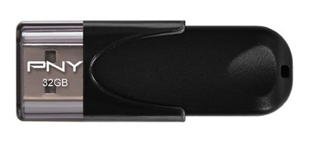 PNY Attaché 4 2.0 32GB USB flash drive USB Type-A Черный