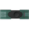 Kingston USB Flash Drive | DataTraveler Duo | 256 GB | USB Type-A and USB Type-C | Must/Green