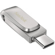 STICK 64GB USB 3.1 SanDisk Ultra Dual Drive Luxe Type-C silver