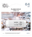 GOODRAM FLASHDRIVE 64GB UME2-WINTER White USB 2.0