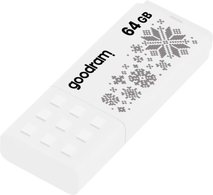 GOODRAM FLASHDRIVE 64GB UME2-WINTER Valge USB 2.0