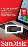 SanDisk Cruzer Blade USB flash drive 32 GB USB Type-A 2.0 Must, Red